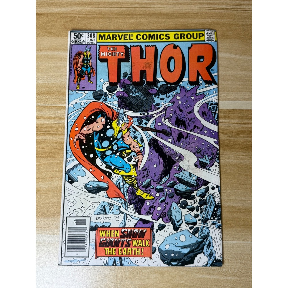 The Mighty Thor #308 Marvel Comic Book June‎ 1981 Vintage Collectible